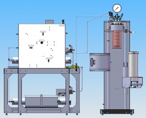 Disbonding Apparatus front view