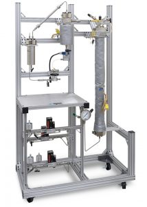 Fluidized Bed Reactor; Flex Mantle Heater Wrap; Cyclonic Separator. 2 gas feeds w/auto shut-off valves and pressure control plus a 4871 process controller