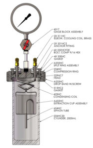 4632 Pressure Extraction Vessel Cross Section
