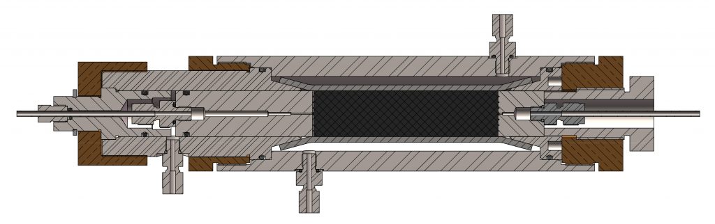 A1000G Tri-Axial Core Holder Cutaway View